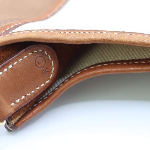 HERMES EVELYNE GM BAG NATURAL TOILE AND‎ LEATHER - Picture 5 of 9